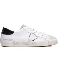 Philippe Model - Leren Suède Sneakers - Lyst