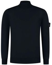 Stone Island - Logo-Patch Roll-Neck Sweater - Lyst