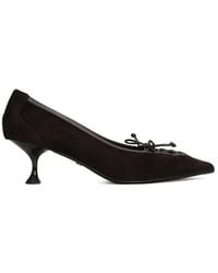 Lola Cruz - Escarpins Daniela En Daim À Lacets - Lyst