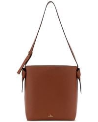 La Portegna - Paula Knot-Detail Shoulder Bag - Lyst
