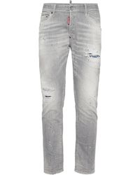DSquared² - Washed Denim Skinny Jeans - Lyst