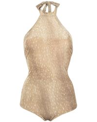 Adriana Degreas Velvet swimsuit - Neutro