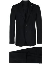 Tagliatore - Single-Breasted Virgin Wool Suit - Lyst