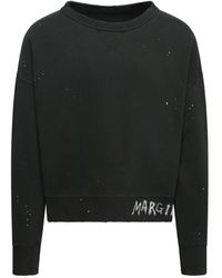 Maison Margiela - Logo-Print Sweatshirt - Lyst