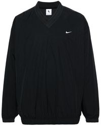 Nike - Solo Swoosh Crinkled Sweatshirt - Lyst