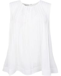Vince - A-Line Pleated Top - Lyst