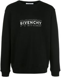 Givenchy Sweatshirt mit Paris-Logo - Schwarz