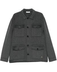 Grayed - Buttoned Flap-Pocket Shirt Jacket - Lyst