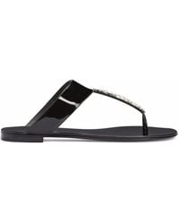 Giuseppe Zanotti - Cleta Flat Sandals - Lyst