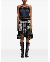 ANDERSSON BELL - Abito Midi Con Design Patchwork - Lyst