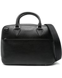 Orciani - Leather Laptop Bag - Lyst