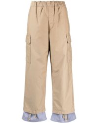 Undercover - Layered-design Cotton Trousers - Lyst