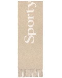 Sporty & Rich - Fringed Scarf - Lyst
