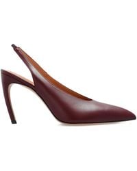 The Attico - 11Mm Slingback Pointed-Toe Pumps - Lyst