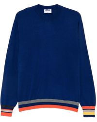 Moschino - Pullover Mit Streifenbesatz - Lyst