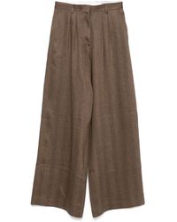 Officine Generale - Elia Pts Li Cot Herringbone - Lyst