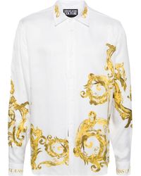 Versace - Camiseta con estampado Watercolour Couture - Lyst