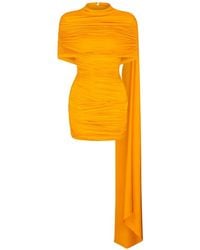 ATOIR - Ruched Draped-Panel Dress - Lyst