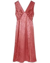 RETORI - V-Neck Bird-Detail Midi Dress - Lyst