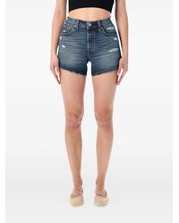 Levi's - 501 Curve Frayed Shorts - Lyst