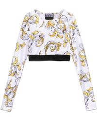 Versace Jeans Couture - Oberteil Mit Barocco-Print - Lyst