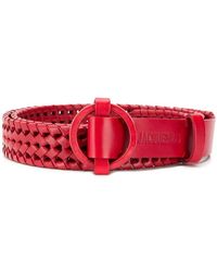 Jacquemus Braided Belt - Red