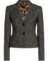 Dolce & Gabbana - Dolce & Gabbana Tailored Jacket - Lyst