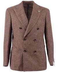 Luigi Bianchi - Double-Breasted Suit Jacket - Lyst