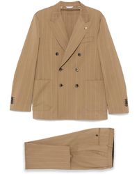 Manuel Ritz - Completo Gessato Doppiopetto - Lyst