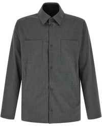 Herno - Reversible Patch-Pocket Overshirt - Lyst