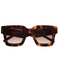Kaleos Eyehunters - Wren Tortoiseshell Square Sunglasses - Lyst