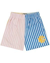 Eric Emanuel - Ee Basic Striped Mesh Shorts - Lyst