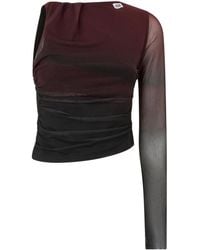 Gcds - Creature Tulle One-Shoulder Top - Lyst