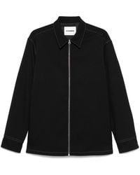 Jil Sander - Hemd Mit Reißverschluss - Lyst