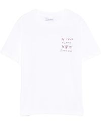 Maison Labiche - Lettering T-Shirt - Lyst