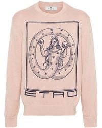 Etro - Suéter de bordado del logotipo de - Lyst