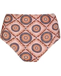 lemlem - Elsi Geometric-Pattern Bikini Bottoms - Lyst