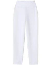 Lanvin - Ribbed-Waistband Trousers - Lyst