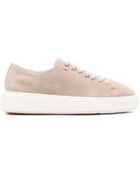 Santoni - Zapatillas con tiras autoadherente - Lyst