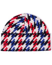 Perfect Moment - Merino Intarsia-Knit Patterned Beanie - Lyst