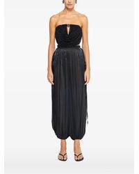 Nissa - Haut En Tulle À Ornements En Cristal - Lyst