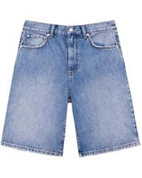 Anine Bing - Jasper Denim Shorts - Lyst