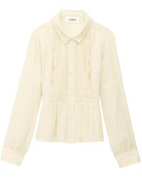 Ba&sh - Camisa Riata Con Detalle De Volantes - Lyst