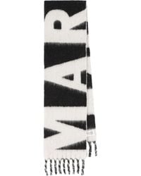 Isabel Marant - Logo-Intarsia Fringed Scarf - Lyst