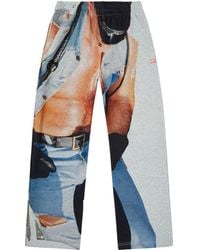 DIESEL - Pantalones con estampado gráfico de x Tom of Finland Foundation - Lyst