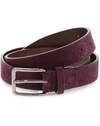 Corneliani - Reversible Suede Belt - Lyst