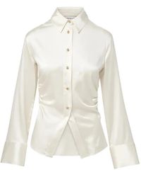 Veronica Beard - Chemise Froncée À Manches Longues - Lyst