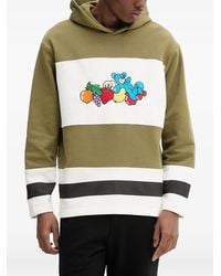 INBETWEENERS - Gestreepte Hoodie Met Print - Lyst