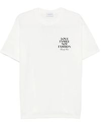 FAMILY FIRST - Lettering T-Shirt - Lyst