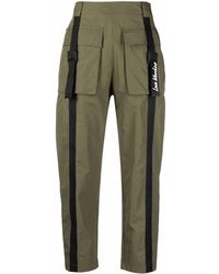Love Moschino - Flap-pockets Cotton-blend Parachute Trousers - Lyst